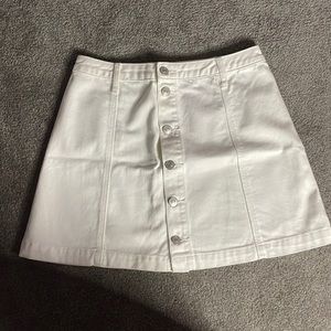 White skirt